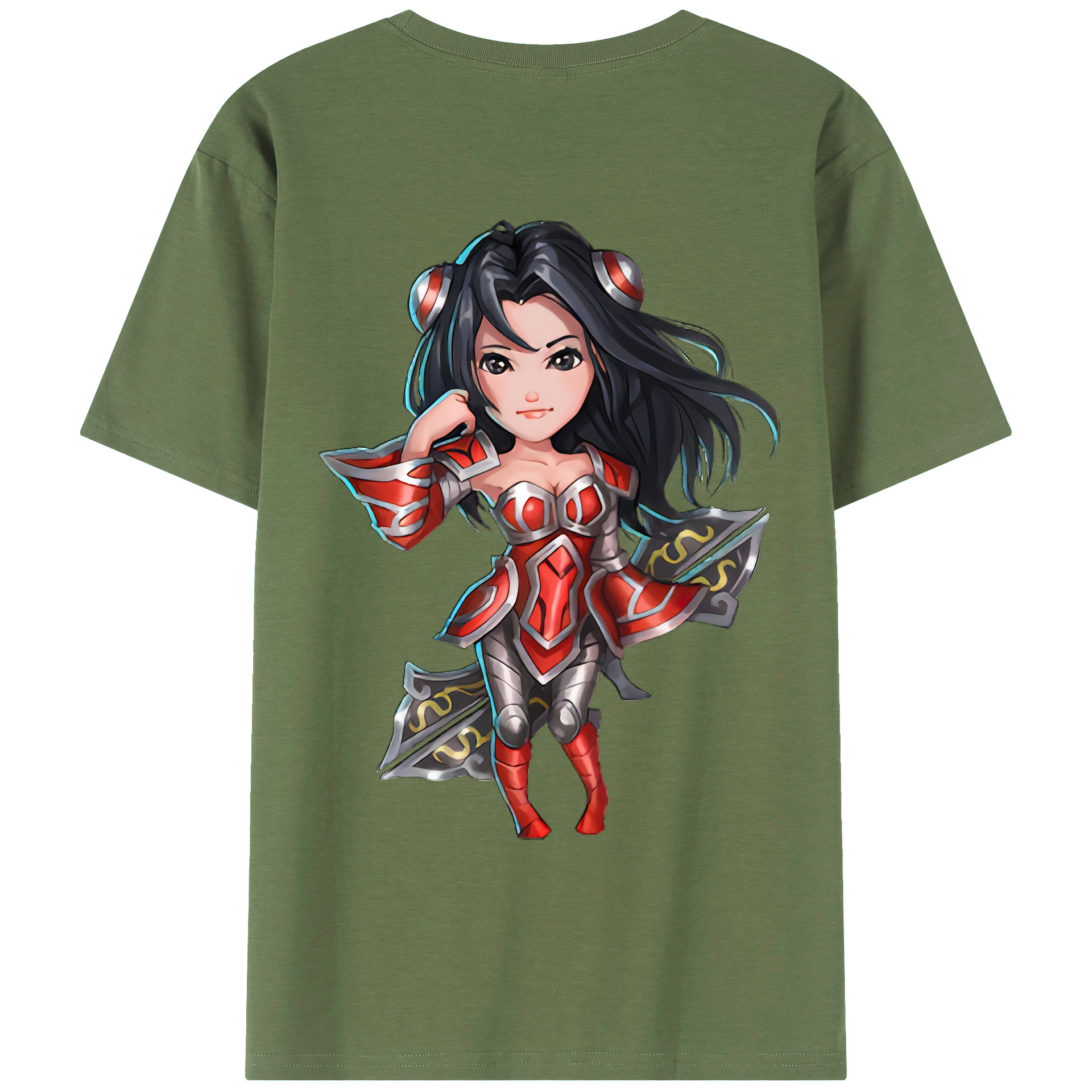 （画像用） リーグ・オブ・レジェンド League of Legends LOL 綿100％ メンズ半袖Tシャツ（バックプリント） 通気性